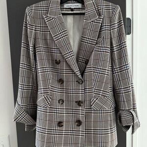 Veronica Beard Size 6 Plaid Miller Dickey jacket
